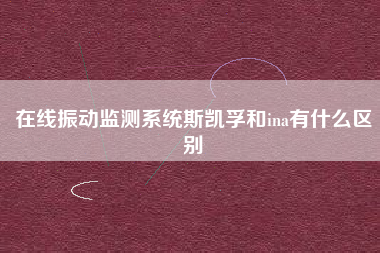 在線振動監測系統斯凱孚和ina有什么區別